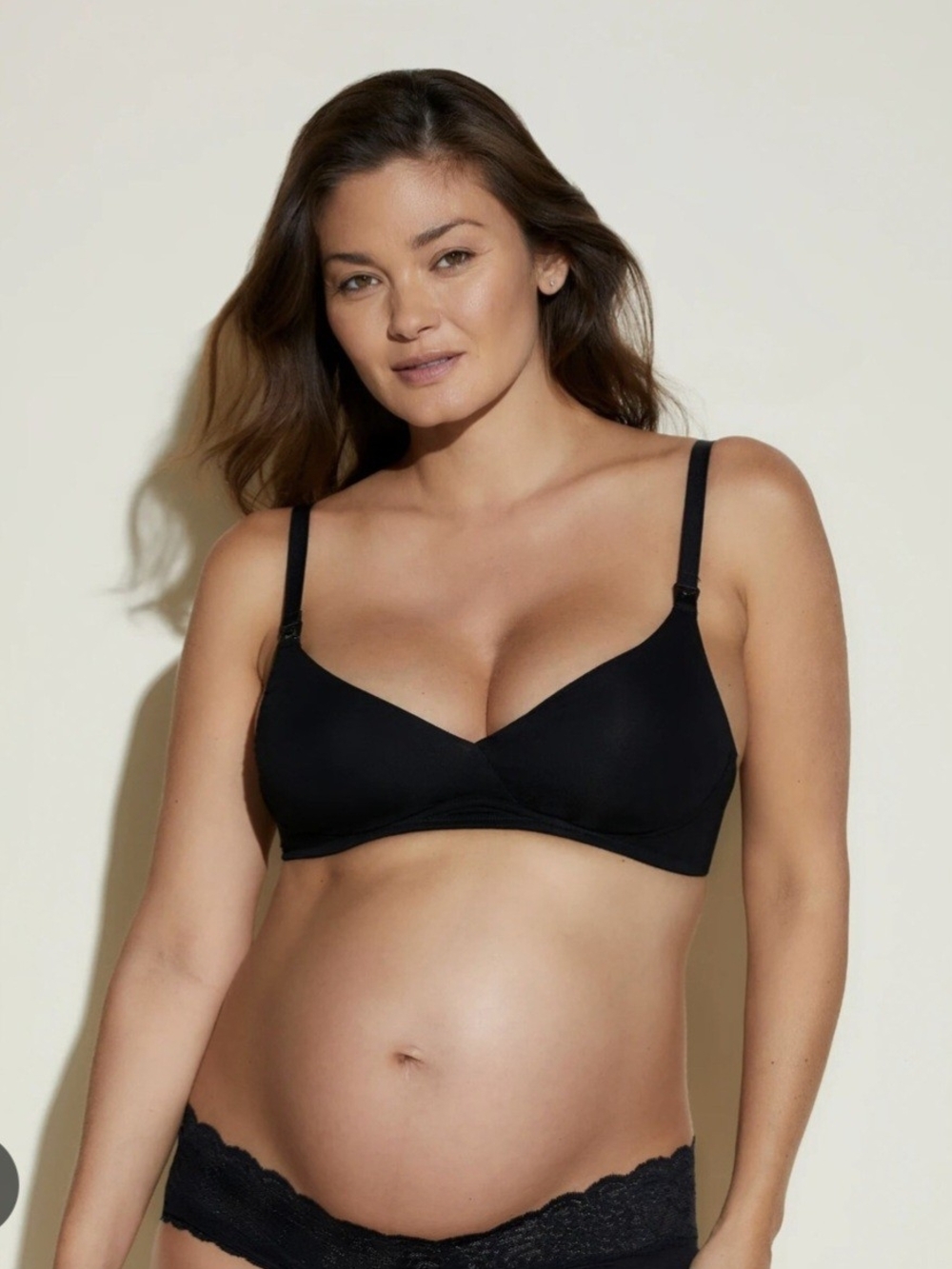 Cosabella Black Maternity Nursing Bra - Soft Wireless Support
